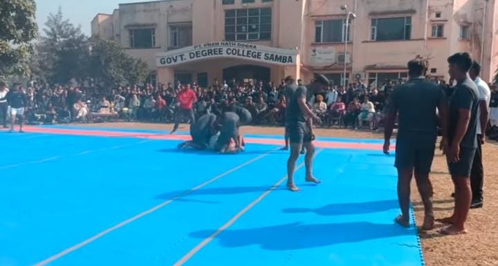 Intercollegiate kabaddi tournament at Prem Nath Dogra GDC Samba