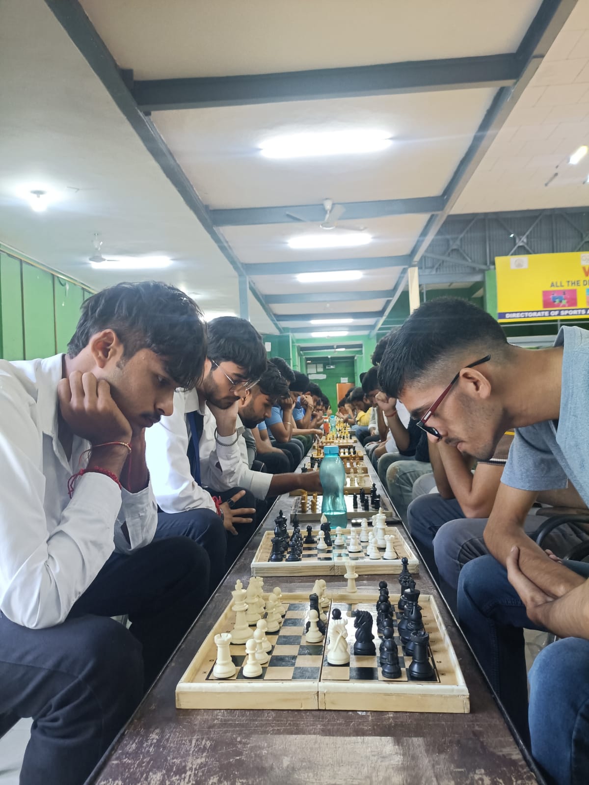 2nd Day of Inter-college Chess Championship ( Male) at Jammu university 