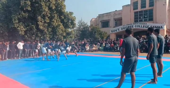 Intercollegiate kabaddi tournament at Prem Nath Dogra GDC Samba