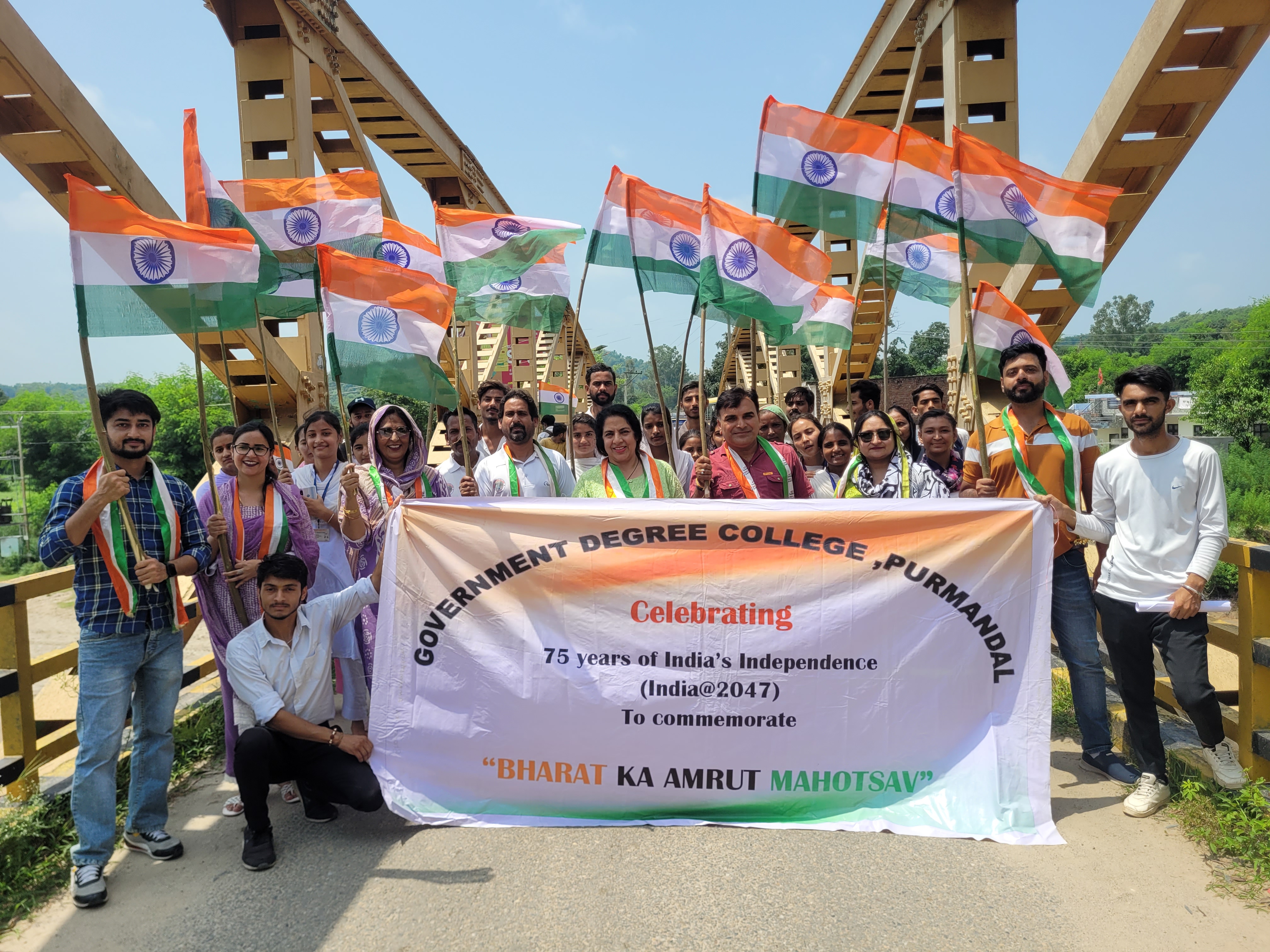 GDC Purmandal Organizes ‘Har Ghar Tiranga’ Rally