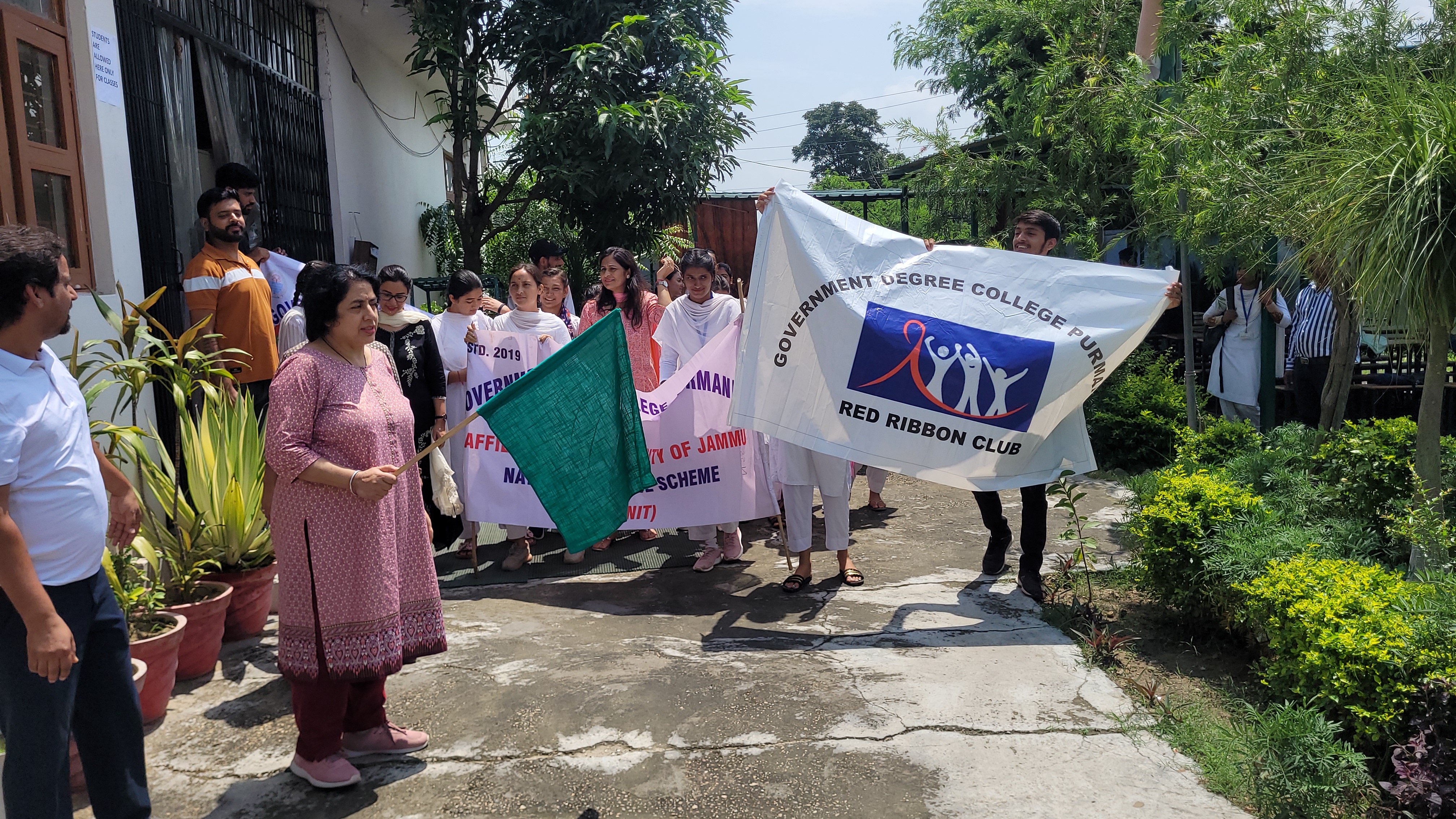 NCORD Committee in collaboration with Red-Ribbon Club & NSS Unit of GDC Purmandal organizes Anti-drug Rally